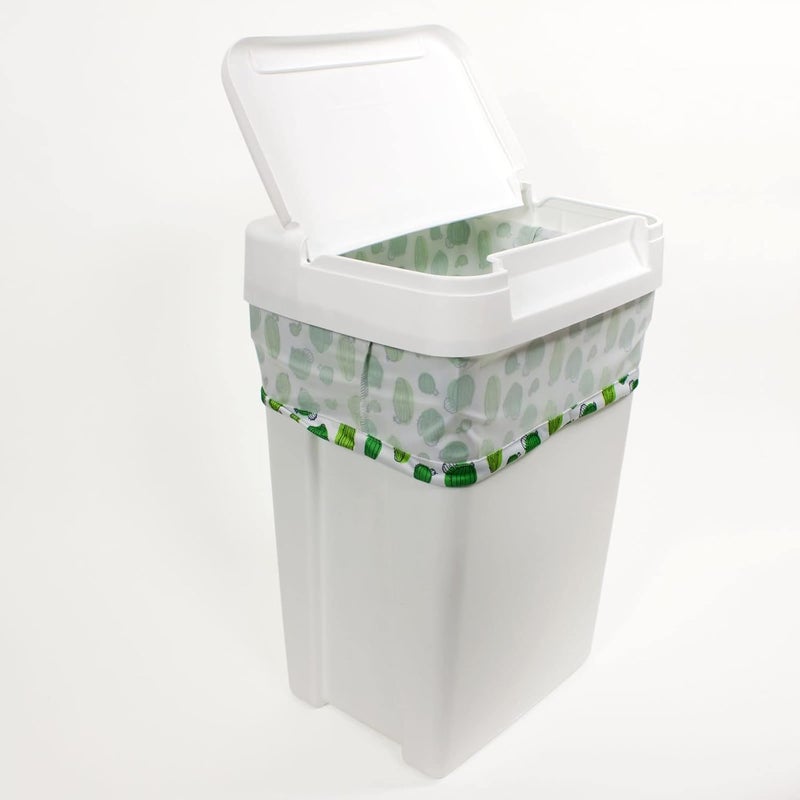 OsoCozy Cloth Diaper Pail Liner - Reusable, Washable, Waterproof Wet Bag with Drawstring. Excellent for Diaper Pails, Garbage Cans, Laundry, Recycling and Storage - Lilac - Image 4